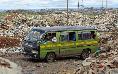 Dzielnica Dandora, Nairobi, Kenia, 2016